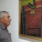 عرض غاليري زاوية في مدينة البيرة مجموعة من الاعمال الفنية القديمةوالنادرة للفنان التشكيلي الراحل ابراهيم سابا