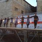 فرقة الهدف للدبكة  الشعبية و فرقة كنعان للتراث والفنون الشعبية في سوق الحرجة رام الله