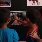 في ذكرى مذبحة صبرا وشاتيلا معرض صورٍ في مخيم بلاطة