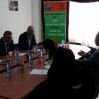 اجتماع السفير الصيني  مع نقابة الصحفيين اليوم في مقر النقابة في رام الله