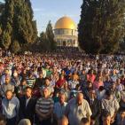 الاقصى  في اول ايام العيد