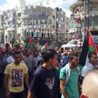 رام الله  تنتصر للقدس في مسيرة احتجاج على القمع الاسرائيلي في الاقصى والمسجد الاقصى