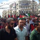 رام الله  تنتصر للقدس في مسيرة احتجاج على القمع الاسرائيلي في الاقصى والمسجد الاقصى