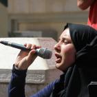 بالصور: اضراب ووقفة نصرة للأقصى في الخليل