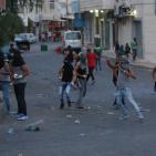 مواجهات في بلدة حزما بمدينة القدس المحتلة نصرة للأقصى