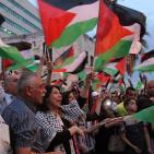 أجواء البث المباشر لخطاب الرئيس محمود عباس في نابلس