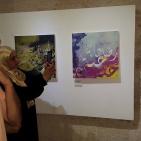 المعرض الاول للوحات الخط العربي (وصل 1) للمهندستين ناديا عفونة وربا عوني