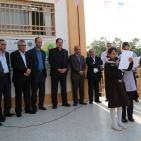 وزير التربية يتفقد مدارس بلدة بروقين في محافظة سلفيت