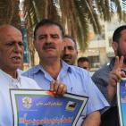 وقفة تضامنية في نابلس مع الأسرى المضربين عن الطعام في سجون الاحتلال
