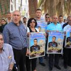 وقفة تضامنية في نابلس مع الأسرى المضربين عن الطعام في سجون الاحتلال