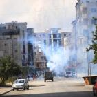 إصابات خلال المواجهات قرب مستوطنة 