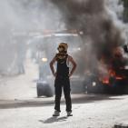 إصابات ومواجهات قرب مستوطنة 