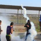 مواجهات قرب حاجز بيت حانون 