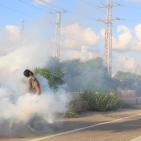 مواجهات قرب حاجز بيت حانون 