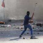 مواجهات حاجز حوارة جنوب نابلس  الأحد 11/10/2015