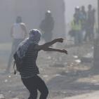 مواجهات حاجز حوارة جنوب نابلس  الأحد 11/10/2015