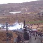 قوات الإحتلال تقمع مسيرة سلمية للمحامين بإطلاق قنابل الغاز السام