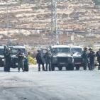 الاحتلال يقمع مسيرة سلمية للمحامين عند المدخل الشمالي لمدينة البيرة