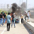 مسيرات غضب ومواجهات مساندة لهبة القدس شمال غزة