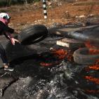 اصابات بمواجهات شمال البيرة في يوم الغضب