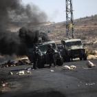 اصابات بمواجهات شمال البيرة في يوم الغضب