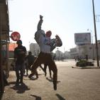 اصابات بمواجهات شمال البيرة في يوم الغضب