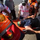 اصابات بمواجهات شمال البيرة في يوم الغضب