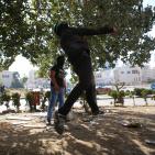 اصابات بمواجهات شمال البيرة في يوم الغضب