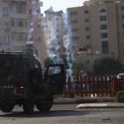 اصابات بمواجهات شمال البيرة في يوم الغضب