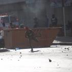 اصابات بمواجهات شمال البيرة في يوم الغضب