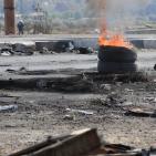 مواجهات حاجز حوارة جنوب نابلس في جمعة الغضب