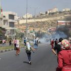 المواجهات في منطقة باب الزاوية وجسر حلحول بالخليل