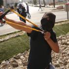 مواجهات اليوم السبت قرب حاجز قلنديا و شمال البيرة