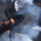 اصابة مصور راية ومواجهات شمال مدينة البيرة