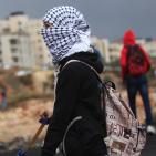 اصابة مصور راية ومواجهات شمال مدينة البيرة