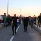 المواجهات قرب حاجز بيت حانون 