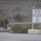 صور من مكان إستشهاد شاب عند حاجز زعترة اليوم