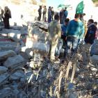 بالصور: الاحتلال يفجر منزل الاسير معاذ حامد في بلدة سلواد شرق رام الله