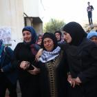 تشييع جثمان الشهيد لافي عوض في قرية بدرس