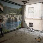 هدم منزل الأسير محمد أبو شاهين المتهم بتنفيذ عملية دير بزيع. في مخيم قلنديا