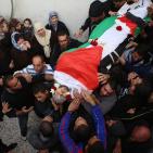 تشييع جثماني الشهيدين ليث اشرف مناصرة  وأحمد أبو العيش (28) ع في مخيم قلنديا