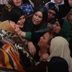 تشييع جثماني الشهيدين ليث اشرف مناصرة  وأحمد أبو العيش (28) ع في مخيم قلنديا