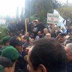 مظاهرة امام وزارة المالية  الاسرائيليه والكنيست  احتجاجا على تغييب احتياجات العرب من الميزانية..