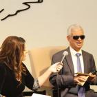 اطلاق الكاتبه إيمان زياد، كتابها 'شامة بيضاء' في متحف محمود درويش بمدينة رام الله.