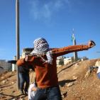 مواجهات على المدخل الشمالي لمدينة البيرة