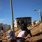 مواجهات على المدخل الشمالي لمدينة البيرة