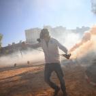 مواجهات على المدخل الشمالي لمدينة البيرة