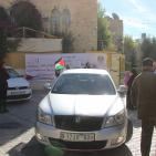 المواصلات تجري فحص القيادة في البلدة القديمة بالخليل