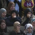 تشييع جثمان الشهيد إبراهيم داوود في بلدة دير غسانة قرب رام الله