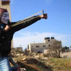 مواجهات عند معسكر اعتقال  عوفر  غرب رام الله